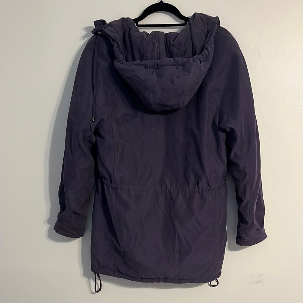 Jones New York Vintage Parka Soft Purple Women's Puffer Jacket Winter Coat - Picture 8 of 8